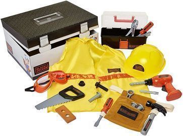 22pc BLACK+DECKER Construction Dress Up Trunk