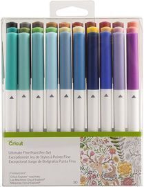 Cricut Ultimate Fine Point Pen Set, 30 Pack