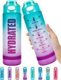 Fidus 32oz/22oz Motivational Water Bottle