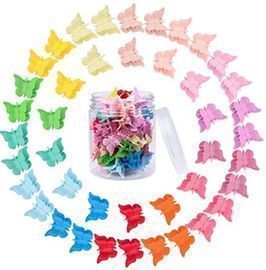 50 Pieces Butterfly Hair Clips