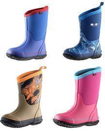 MCIKCC Kids Rubber Rain Boots