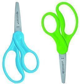 Westcott 5 Hard Handle Kids Blunt Scissors 2Pk