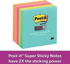 Post-it Super Sticky Notes 5 Pads