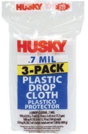 Husky Plastic Drop Cloth 3-Pack