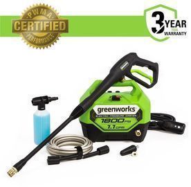 Greenworks 1800-PSI 1.1-GPM Cold Water Electric Pressure Washer