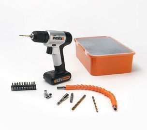 WORX WX104L 12V Drill/Driver w/ Boxed Project Kit, Refurb