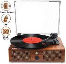 Udreamer Vinyl Record Player Turntable