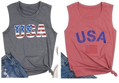 USA Flag Tank
