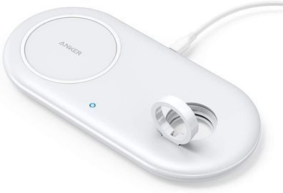 Anker 2-in-1 PowerWave+ Wireless Charging Pad w/ Apple Watch Holder