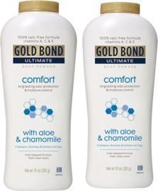 2x 10-Oz Gold Bond Ultimate Comfort Body Powder w/ Aloe