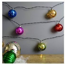 Mercury Glass Globe String Lights