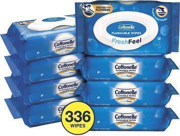 Cottonelle FreshFeel Flushable Wet Wipes 336-Pack