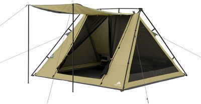 Ozark Trail 8 x 7 4-Person A-Frame Tent with Awning