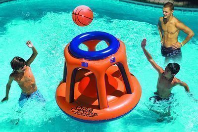 Swimline Giant Shootball Basketball Swimming Pool Game Toy