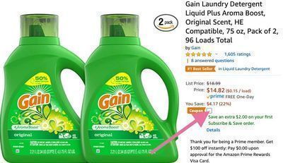 Gain Laundry Detergent + Aroma Boost