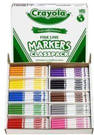 Crayola Fine Line Markers - 200 ct