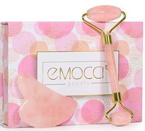 Jade Face Roller Rose Quartz