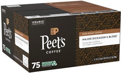 Peet's Coffee Major Dickason's Blend K-Cups 75-Ct.