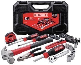 CRAFTSMAN 57-Piece Household Tool Set w/ Hard Case