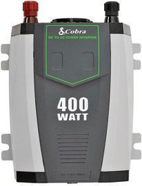 Cobra CPI-490 Compact 400W Power Inverter w/ Cables (Refurb)