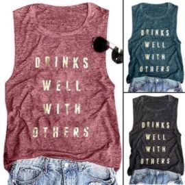 Drinks Well With Others - Tank Top