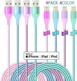 iPhone Charger Lightning Cable 4Pack