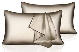 Gold Sable Silk Pillowcase Set of 2