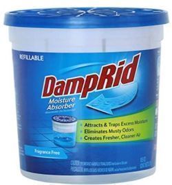 DampRid Fragrance Free Refillable Moisture Absorber