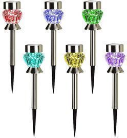 6 Pack Solar Pathway Garden Lights