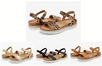 DREAM PAIRS Womens Open Toe Espadrille