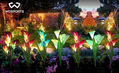 WOSPORTS Solar Lights - 3pk