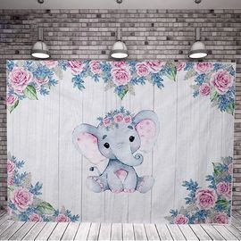 7x5ft Elephant Backdrop