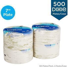 Dixie 500 Count 6 7/8 (17.4 cm) Medium-Weight Paper Plates