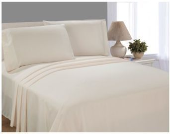 Mainstays Basic Microfiber Twin Ivory Sheet Set