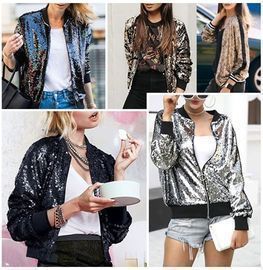 Sequin Bomber Jacket