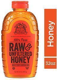 Nature Nates 100% Pure, Raw & Unfiltered Honey, 32oz