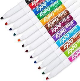 Expo 12 Count Low Odor Dry Erase Markers