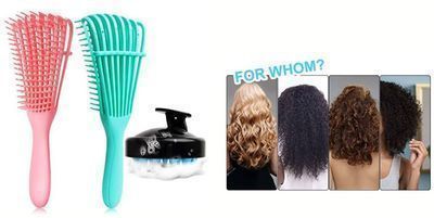 3-Piece Detangling Brush Set