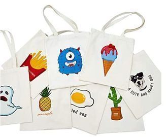 Graphic Canvas Tote