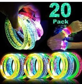 20 Glow Bracelets