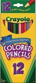 Crayola Colored Pencils, Assorted Colors, 12ct