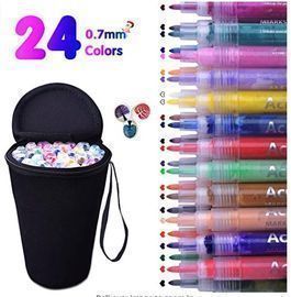 Acrylic Paint Marker Pens - 24ct