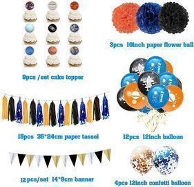 55pc Party Decoration Supplies