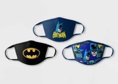 Kids' Batman Face Mask 3-Pack