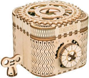 ROBOTIME 3D Wooden Treasure Box Puzzle