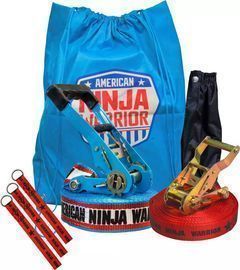 American Ninja Warrior Slackline with Hand Holds