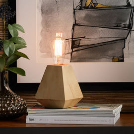 MoDRN Naturals Wood Uplamp w/ Edison Style LED Bulb