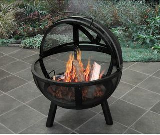 Ball of Fire Steel Wood Burning Fire Pit