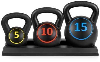 3-Piece Kettlebell Set