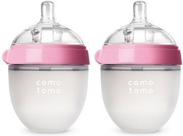 2-Pack Comotomo Silicone Baby Bottles